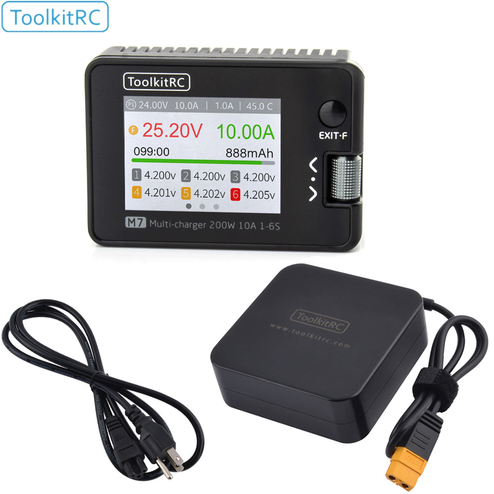 Smoke Stopper - Toolkitrc m7 200w 10a carregador de