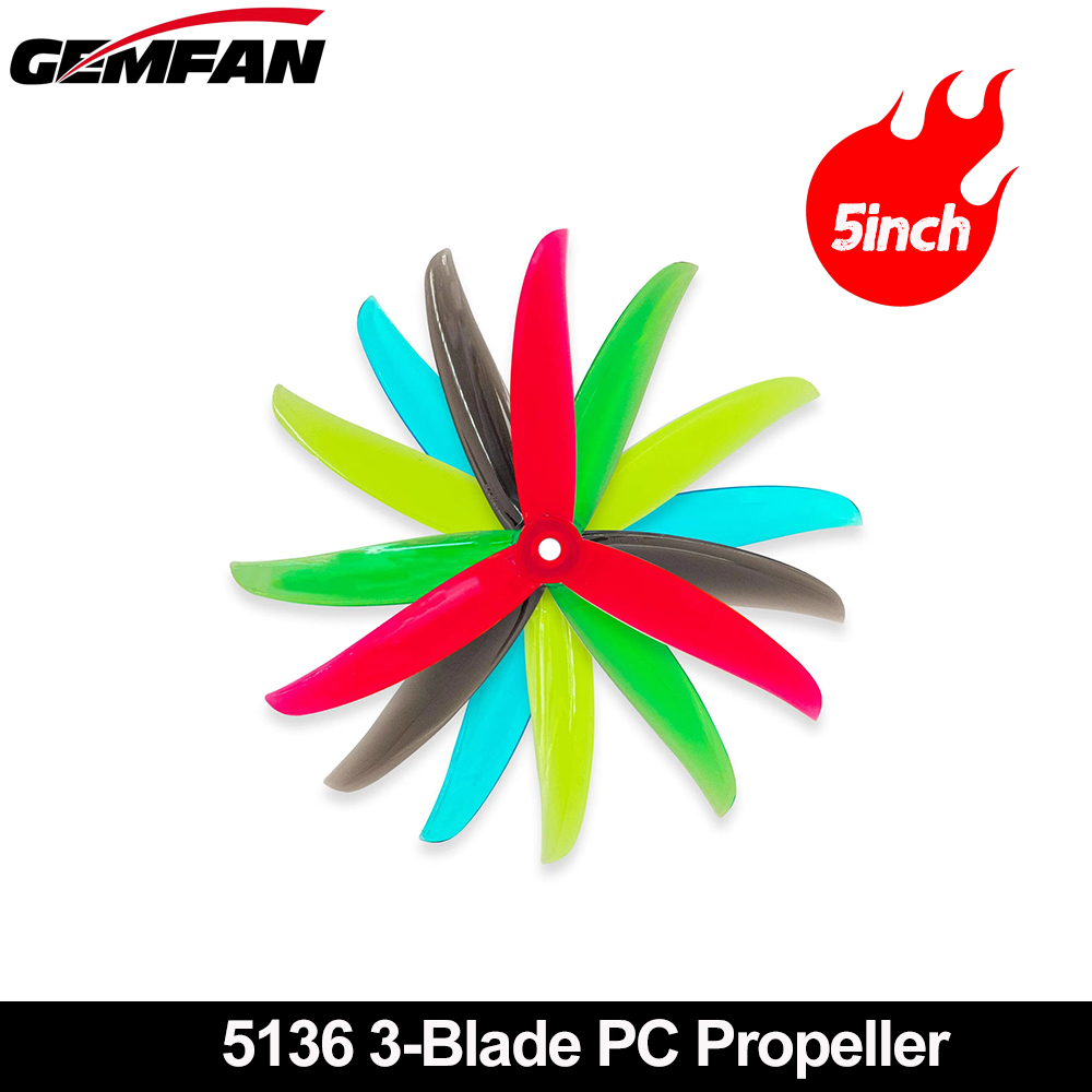 5 Inch Propeller - Gemfan VANOVER 5136 Hélice PC de