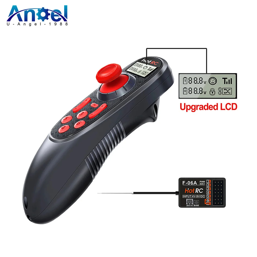 Radio Transmitter 2.4Ghz - HOTRC DS-600 6CH 2.4GHz Sistema de