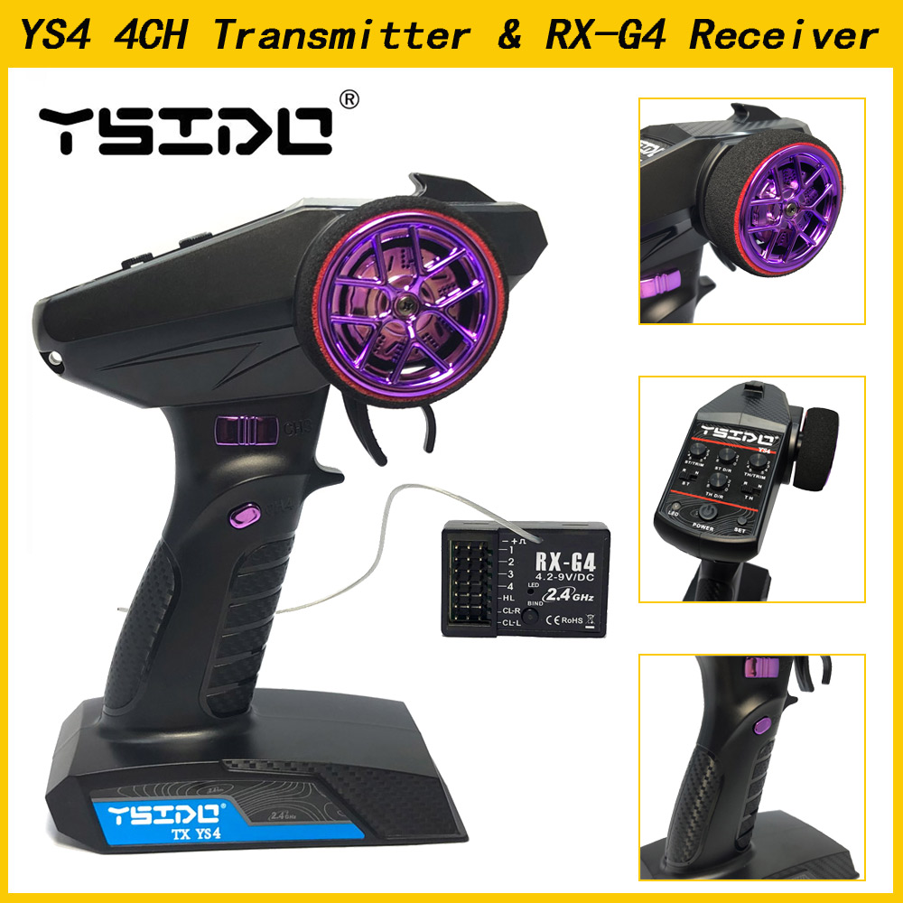 Radio Transmitter 2.4Ghz - Ysido ys4 2.4ghz 4ch sistema de