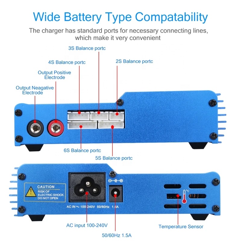 Lipo Battery 6S - IMAX B6AC RC Carregador 80W 6A