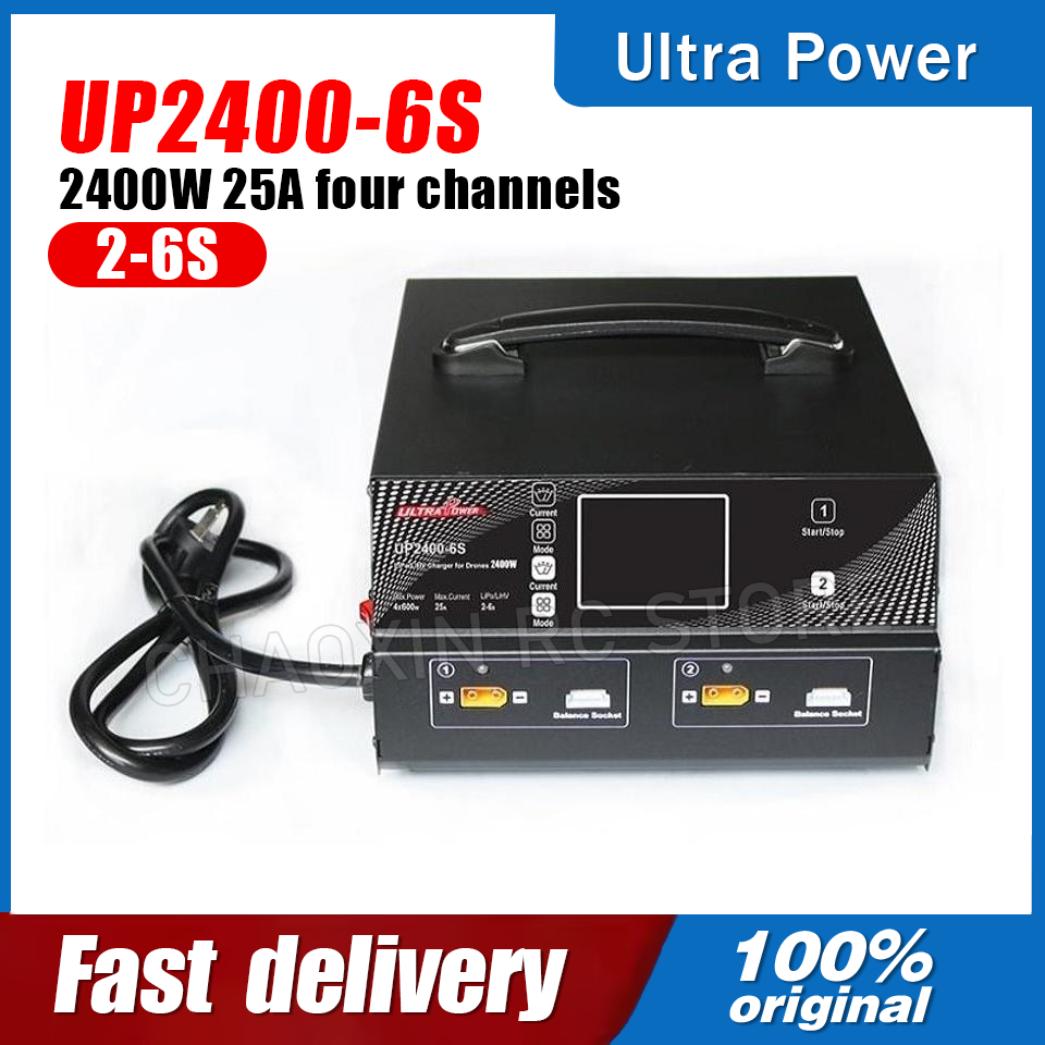 Lipo Battery 6S - Carregador de Drone ULTRA POWER UP2400-6S