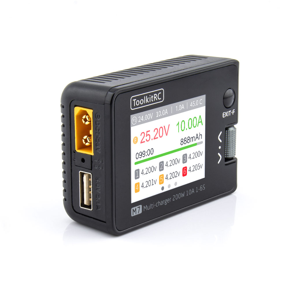 Toolkitrc m7 200w 10a carregad - Smoke Stopper avaliação e preço