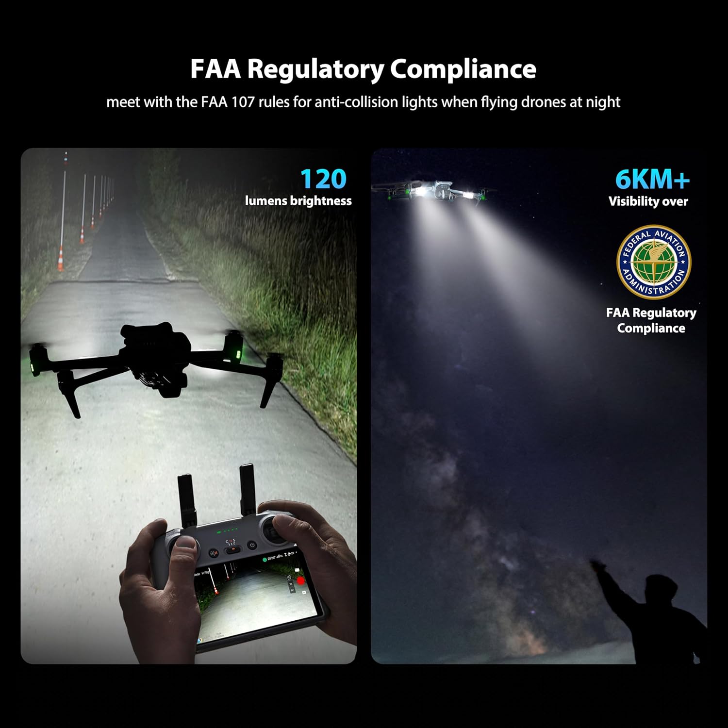 Startrrc drone luz estroboscóp - Drone Landing Pad avaliação e preço
