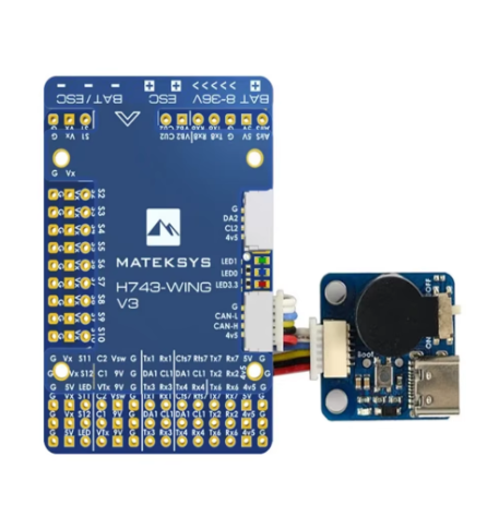Matek H743-WING V3 FC com OSD  - Betaflight Fc avaliação e preço