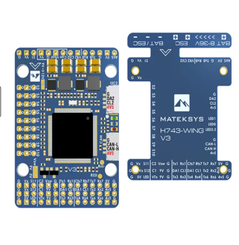 Matek H743-WING V3 FC com OSD  - Betaflight Fc avaliação e preço