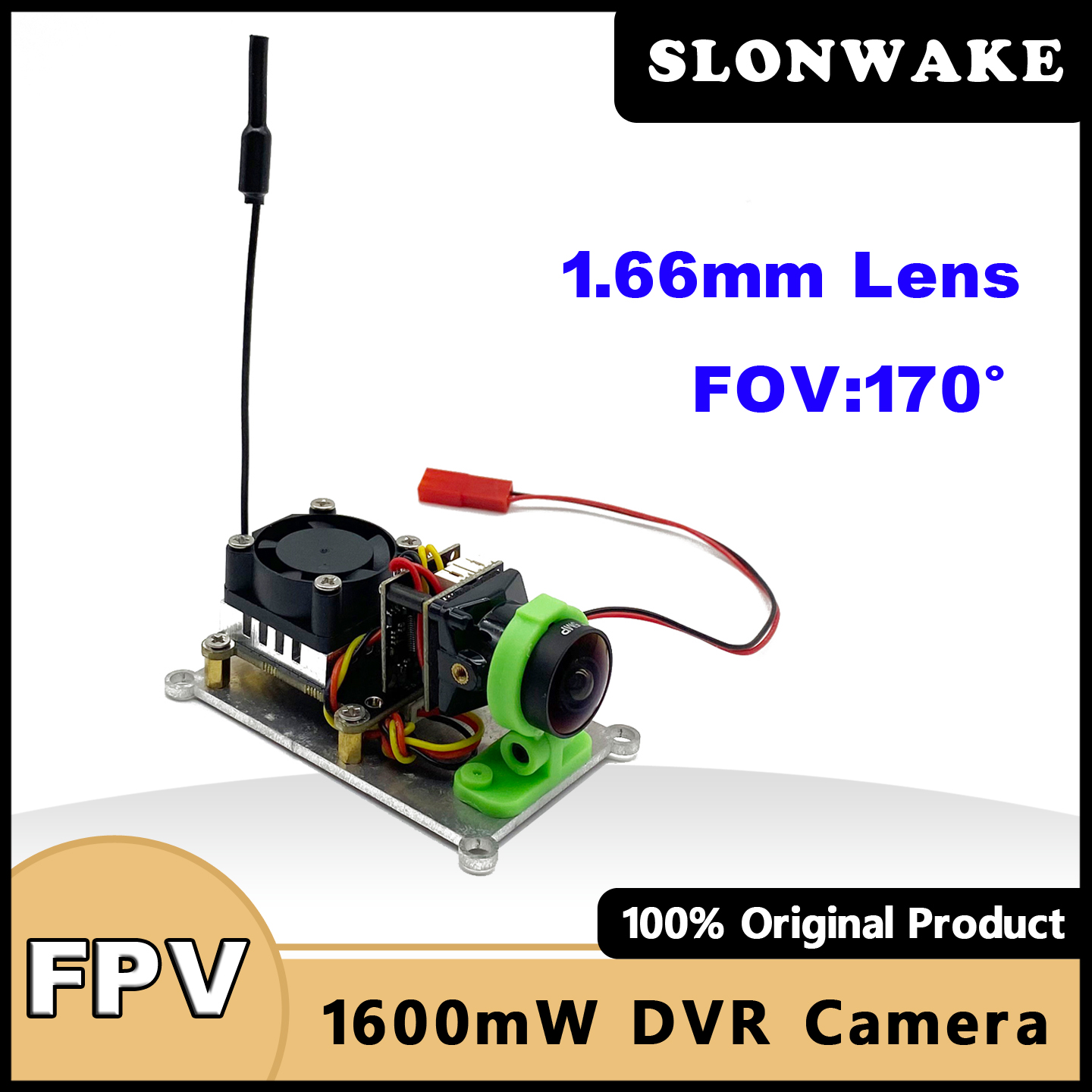 SLONWAKE 5.8G 48CH 200/500/100 - Fpv Camera avaliação e preço