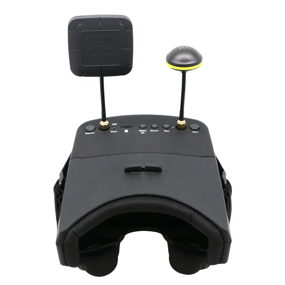 Óculos FPV EV800D 5.8G 40CH 5  - Fpv Goggles avaliação e preço