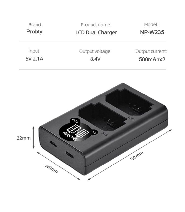 2200mAh NP-W235 NP W235 Bateri - Drone avaliação e preço