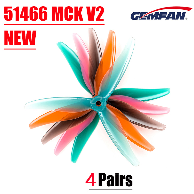 4 pares GEMFAN 51466 MCK 5 pol - Analog Fpv Camera avaliação e preço