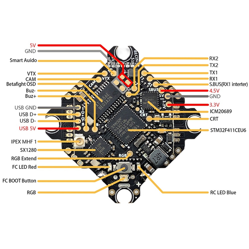 Super Promoção: FPV F411 ELRS  - Betaflight Fc avaliação e preço