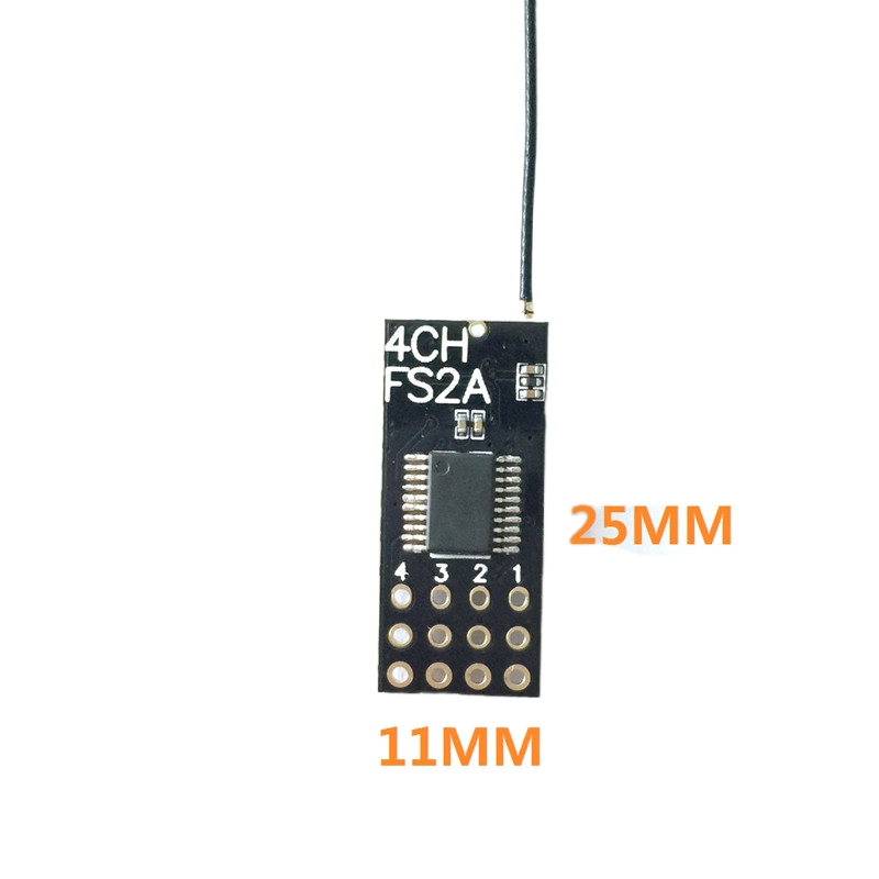 Receptor Mini Flysky FS2A 4CH  - Mini Drone avaliação e preço