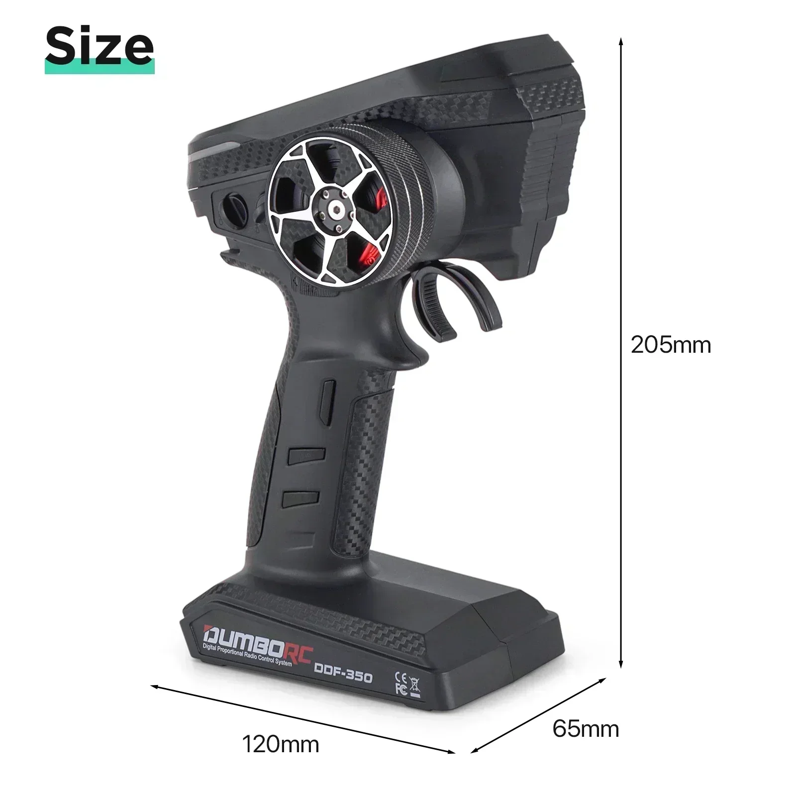DUMBORC 10CH DDF-350 RC Contro - Radio Transmitter 2.4Ghz avaliação e preço
