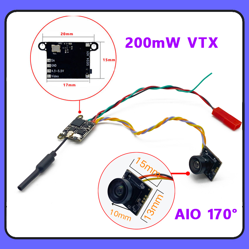 SLONWAKE 5.8G 1200TVL FPV Câme - Mini Drone avaliação e preço