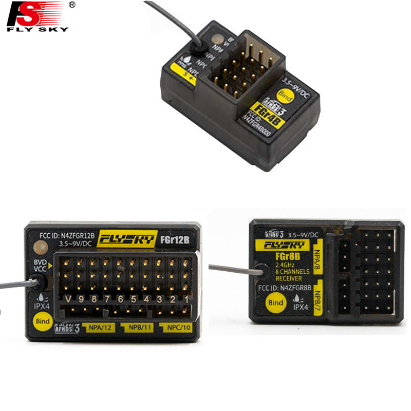 Flysky FGr4B FGr8B FGr12B 2.4G - Radio Transmitter 2.4Ghz avaliação e preço
