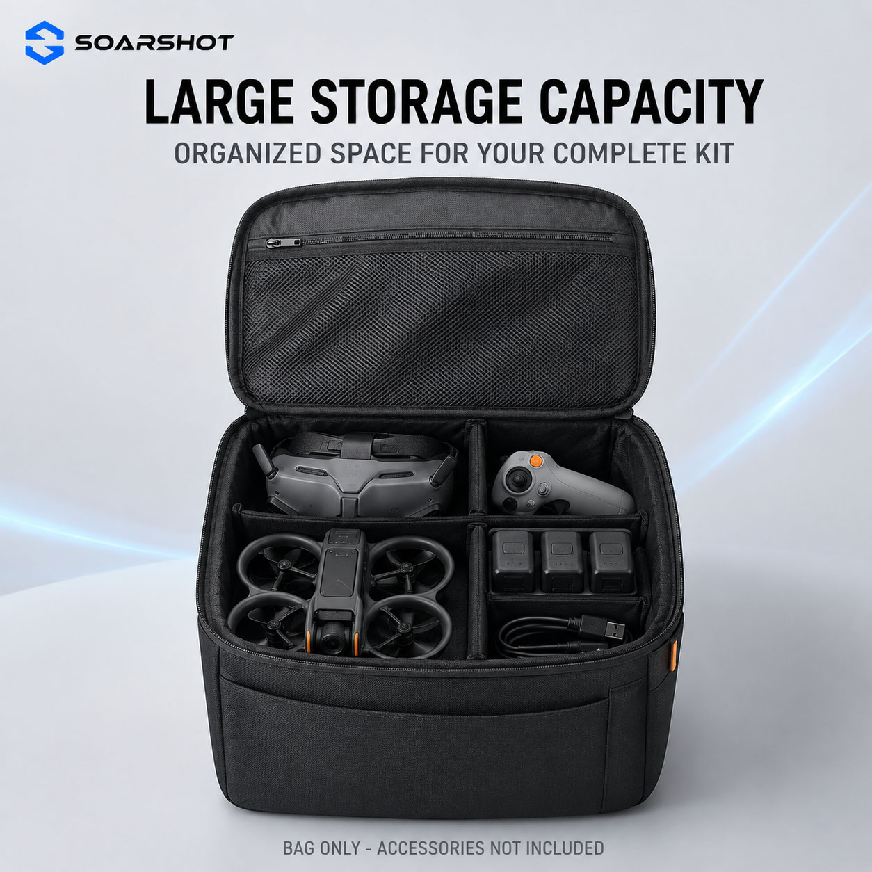 Estojo de Transporte SOARSHOT  - Drone Goggles Dji avaliação e preço